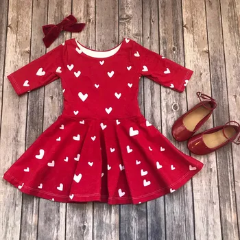 Heart Print Toddler Girls Dress Outfit Spring Summer Cute Baby Girls Clothes Long Sleeve Dress For Girls Kids Dresses For Party
Heart Print Toddler Girls Dress Outfit Spring Summer Cute Baby Girls Clothes Long Sleeve Dress For Girls Kids Dresses For Party