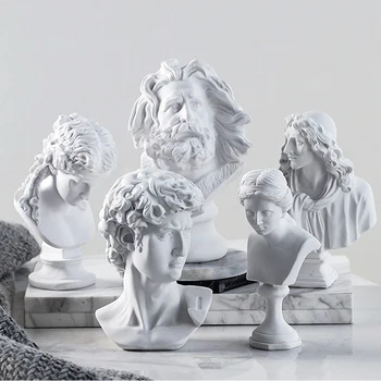 Nordic David Head Portraits Greek Mythology Figurine Mini Plaster Bust Statue Gypsum Drawing Practice Crafts Famous Sculpture
Nordic David Head Portraits Greek Mythology Figurine Mini Plaster Bust Statue Gypsum Drawing Practice Crafts Famous Sculpture