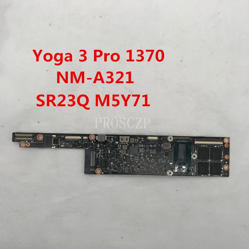 High quality For YOGA 3 PRO 1370 MAIN BOARD AIUU2 NM-A321 Laptop motherboard With SR23Q M-5Y71 CPU 8GB RAM 100% full Tested | Компьютеры и