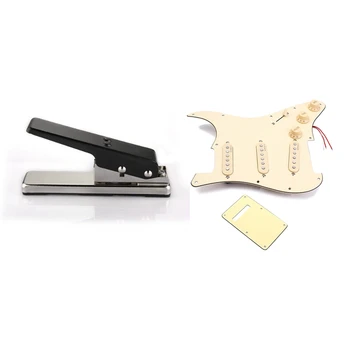 Guitar Plectrum Maker Pick Punch Card Cutter with Loaded Prewired SSS Alnico 5 Alnico V HOT Pickups Pickguard Set
Guitar Plectrum Maker Pick Punch Card Cutter with Loaded Prewired SSS Alnico 5 Alnico V HOT Pickups Pickguard Set