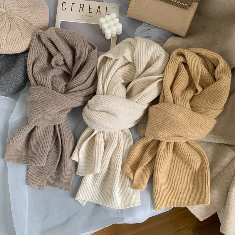 Very Soft Solid Color Knitted Scarves Women Winter Thicken Warm Soft Pashmina Shawls Wraps Female Girls Knitted Wool Long Scarf
Very Soft Solid Color Knitted Scarves Women Winter Thicken Warm Soft Pashmina Shawls Wraps Female Girls Knitted Wool Long Scarf