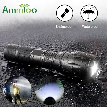 12000LM LEDT6 / L2 / V6 Flashlight Zoom Super Bright Flashlight Flash 5 Switch Mode Zoomable Bicycle Light 18650 Battery Camping
12000LM LEDT6 / L2 / V6 Flashlight Zoom Super Bright Flashlight Flash 5 Switch Mode Zoomable Bicycle Light 18650 Battery Camping
