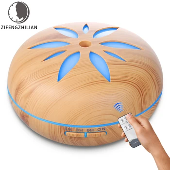 ZIFENGZHILIAN 500ml remote control Air Humidifier machine home flower Shape Oil diffuser wood grain Aromatherapy diffuser
ZIFENGZHILIAN 500ml remote control Air Humidifier machine home flower Shape Oil diffuser wood grain Aromatherapy diffuser