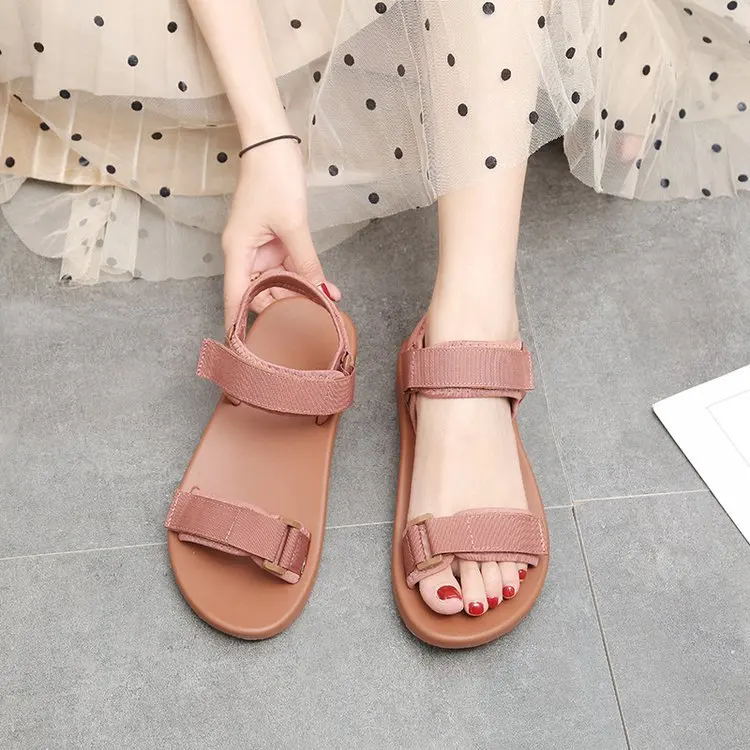 2019 New Style Sandals Women's Summer Flat Versatile Simple Velcro Beach Casual Students Gladiator Sandals Sports Sandals
2019 New Style Sandals Women's Summer Flat Versatile Simple Velcro Beach Casual Students Gladiator Sandals Sports Sandals
