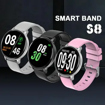 S8 Smart Bracelet IP67 Waterproof Heart Rate Sleep Message Push Sport Smartband Message Pushing Information Storage
S8 Smart Bracelet IP67 Waterproof Heart Rate Sleep Message Push Sport Smartband Message Pushing Information Storage