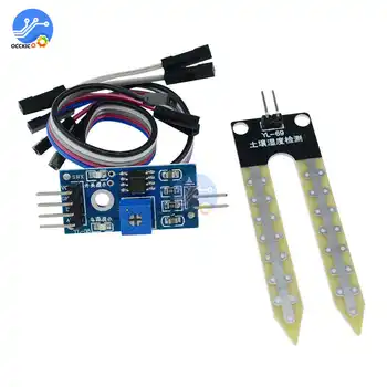 Soil Hygrometer Detection Module Soil Moisture Sensor Probes For Arduino 3.3V-5V Development Board DIY
Soil Hygrometer Detection Module Soil Moisture Sensor Probes For Arduino 3.3V-5V Development Board DIY