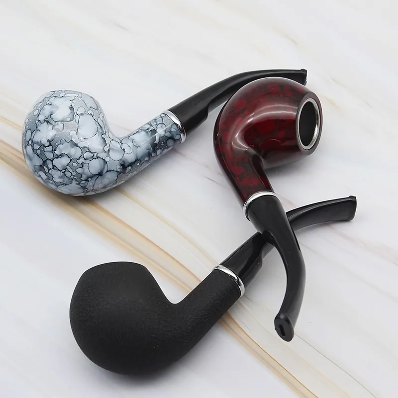 Box Packing 3 Styles Black Frosted Marble Color Resin Smoking Pipe Detachable Herb Pipes Tobacco Holder Mouthpiece Men Gift
Box Packing 3 Styles Black Frosted Marble Color Resin Smoking Pipe Detachable Herb Pipes Tobacco Holder Mouthpiece Men Gift