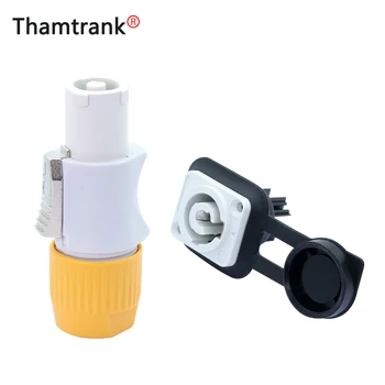 5Sets/lot Waterproof 3 Pin Powerconnector Male Plug+Female Jack Panel Mount IP65 AC Power Connector for LED Large Screen
5Sets/lot Waterproof 3 Pin Powerconnector Male Plug+Female Jack Panel Mount IP65 AC Power Connector for LED Large Screen