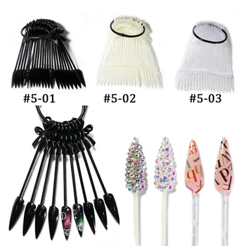 24 Pcs Fake Nail Skills Polished Color Card Creative Modeling Acrylic Practice Table Palette Buckle Nail Practice Display Tool
24 Pcs Fake Nail Skills Polished Color Card Creative Modeling Acrylic Practice Table Palette Buckle Nail Practice Display Tool