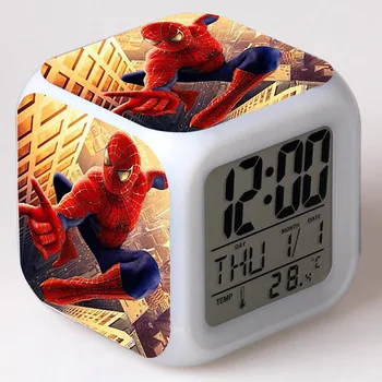 Marvels SpiderMan Alarm CLock LED Colorful Touch Light Thermometer Light-up Toys
Marvels SpiderMan Alarm CLock LED Colorful Touch Light Thermometer Light-up Toys