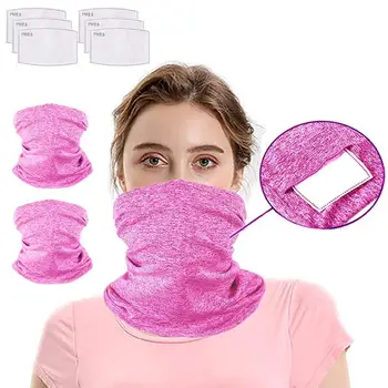 2PCS Nylon Bandana Mask Dust-proof Sun-proof PM2.5 Tube Mask Cycling Mask with 6PCS Filter Pad for Men Women Outdoor
2PCS Nylon Bandana Mask Dust-proof Sun-proof PM2.5 Tube Mask Cycling Mask with 6PCS Filter Pad for Men Women Outdoor