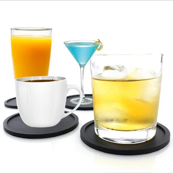 HOT SALE Silicone Black Drink Coasters Set Of 8 Pcs Non-slip Round Soft Sleek And Durable Easy To Clean Black
HOT SALE Silicone Black Drink Coasters Set Of 8 Pcs Non-slip Round Soft Sleek And Durable Easy To Clean Black