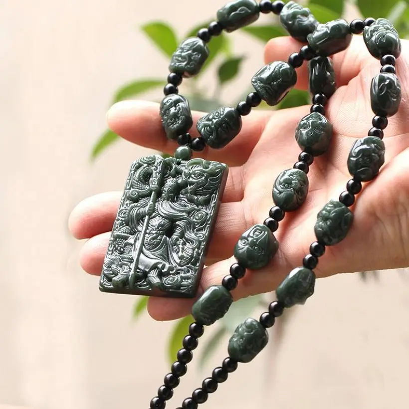 Превосходный амулет Guan Yu Bless God, подвеска numen с 18 arhat bead, подвесное ожерелье с бутылкой зеленым нефритом
Превосходный амулет Guan Yu Bless God, подвеска numen с 18 arhat bead, подвесное ожерелье с бутылкой зеленым нефритом