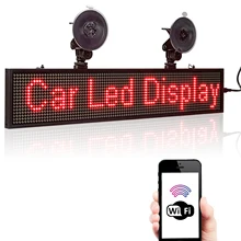 50CM Car LED Signs Panel 12V P5mm WiFi Programm Scrolling Message Board SMD LED Display Screen Support iOS Phone Input Red Text
50CM Car LED Signs Panel 12V P5mm WiFi Programm Scrolling Message Board SMD LED Display Screen Support iOS Phone Input Red Text