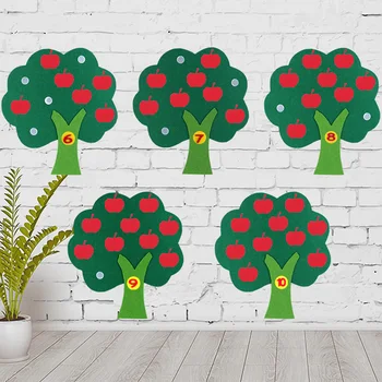 Children Toy Apple Tree Count Numbers Toy Apple Tree Match Digital Teaching Non-Woven Puzzle Math Toy Hot Montessori Educational
Children Toy Apple Tree Count Numbers Toy Apple Tree Match Digital Teaching Non-Woven Puzzle Math Toy Hot Montessori Educational