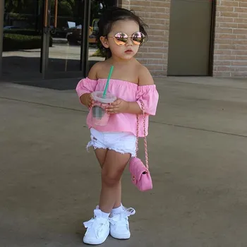 Cute Infant Toddler Baby Kid Girls 1T-6T Summer Casual Off Shoulder Tops Short Sleeve T-Shirt
Cute Infant Toddler Baby Kid Girls 1T-6T Summer Casual Off Shoulder Tops Short Sleeve T-Shirt