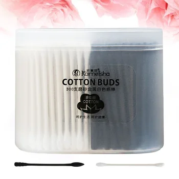 300pcs Frosted Box-packed Cotton Buds Multipurpose Double-Head Swabs Cleaning Makeup Tool
300pcs Frosted Box-packed Cotton Buds Multipurpose Double-Head Swabs Cleaning Makeup Tool