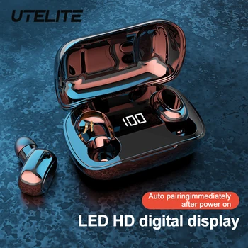 UTELITE XT-7 TWS Earphones Wireless Bluetooth Headphones LED Display Gaming headset With Microphone For iPhone Xiaomi Earbuds
UTELITE XT-7 TWS Earphones Wireless Bluetooth Headphones LED Display Gaming headset With Microphone For iPhone Xiaomi Earbuds