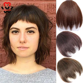 MANWEI Synthetic Blunt Bang Clip in Hair Extension Women Front Blunts Fringe Hair Black Brown Bangs
MANWEI Synthetic Blunt Bang Clip in Hair Extension Women Front Blunts Fringe Hair Black Brown Bangs