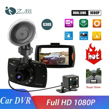 Dash cam 1080p Dual lensCar DVR Dash Camera Rear View Video Recorder 2.7" HD WDR Night Vision 170° Wide Angle
Dash cam 1080p Dual lensCar DVR Dash Camera Rear View Video Recorder 2.7" HD WDR Night Vision 170° Wide Angle