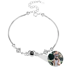 Customized Photo Projection Bracelet Personalised Name I Love You 100 Languages Bracelets For Women Girlfriend Valentine's Day
Customized Photo Projection Bracelet Personalised Name I Love You 100 Languages Bracelets For Women Girlfriend Valentine's Day