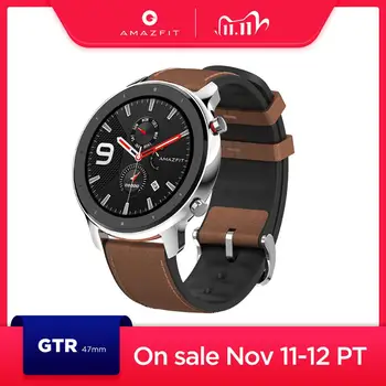 Global Version Amazfit GTR 47mm Smart Watch 5ATM Waterproof Smartwatch 24 Days Battery Music Control For Android IOS Phone
Global Version Amazfit GTR 47mm Smart Watch 5ATM Waterproof Smartwatch 24 Days Battery Music Control For Android IOS Phone