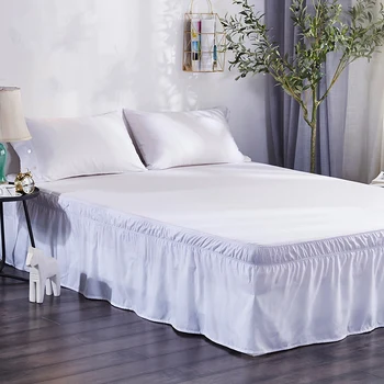 Wrap Around Bed Skirt Elastic Bed Ruffles Easy Fit Easy Off Fade Resistant Solid Color Bed Skirts Hotel
Wrap Around Bed Skirt Elastic Bed Ruffles Easy Fit Easy Off Fade Resistant Solid Color Bed Skirts Hotel