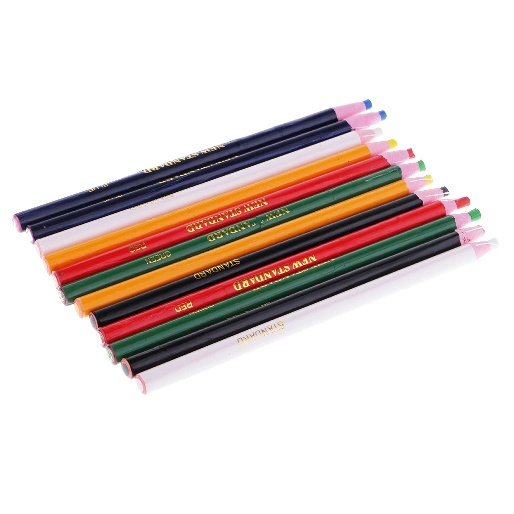 12Pcs Peel Off Markers Chinagraph Grease Wax Pencil for Metal Glass Fabric 12Pcs Peel Off Markers Chinagraph Grease Wax Pencil for Metal Glass Fabric