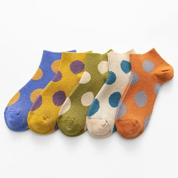 Korea Style Polka Dots Socks Women Fashion Cotton Short Socks Ankle Spring Funny Socks Calcetines Mujer
Korea Style Polka Dots Socks Women Fashion Cotton Short Socks Ankle Spring Funny Socks Calcetines Mujer
