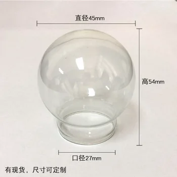 DIY 빈 유리 스노우 글로브 크리스탈 볼 스노우볼, 직경 45mm, 판촉 선물