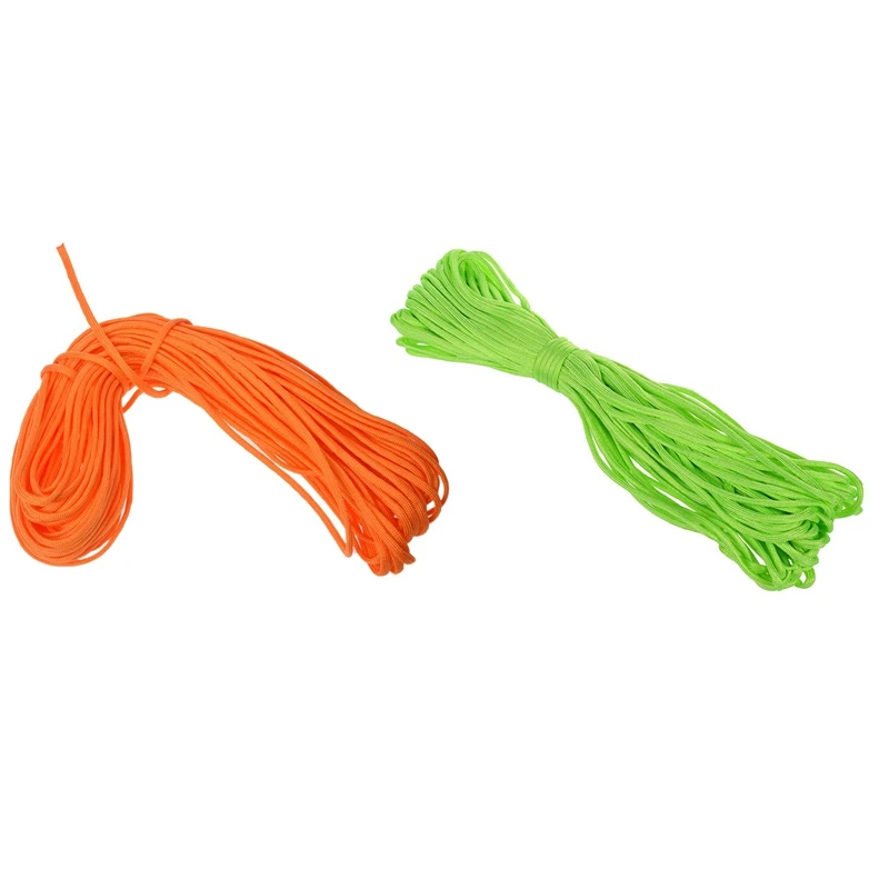 2 Pcs 100Ft 7 Strand 550 Survival Bushcraft Paracord Parachute Cord Lanyard TYPE III - Orange & Neon Green
2 Pcs 100Ft 7 Strand 550 Survival Bushcraft Paracord Parachute Cord Lanyard TYPE III - Orange & Neon Green