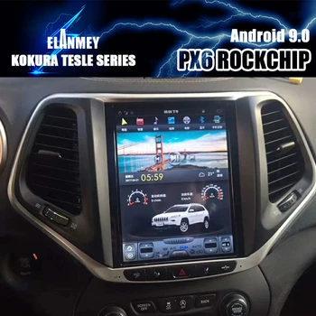 PX6 Car Bluetooth Screen Android 9 GPS Navigation Multimedia Player For JEEP Cherokee 2016 10.4" Tesla Style Stereo Head Unit
PX6 Car Bluetooth Screen Android 9 GPS Navigation Multimedia Player For JEEP Cherokee 2016 10.4" Tesla Style Stereo Head Unit