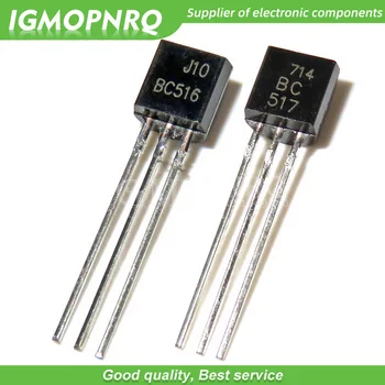 

50pcs/lot BC516 + BC517 EAach 25pcs/lot NPN PNP Transistor TO-92 Triode Transistor New Original Free Shipping