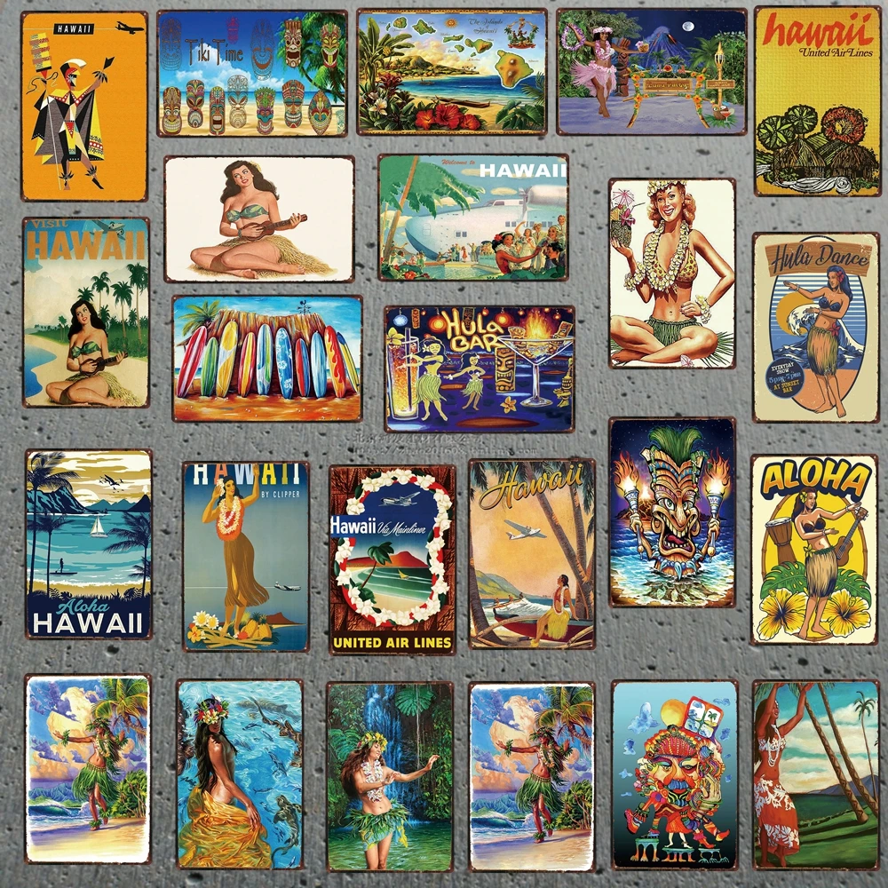Surf Aloha Hawall Vintage Travel Tin Sign Hula Beach Metal Plate For Wall Pub Cafe Home Art Craft Decor Cuadros DU-5415A 
Surf Aloha Hawall Vintage Travel Tin Sign Hula Beach Metal Plate For Wall Pub Cafe Home Art Craft Decor Cuadros DU-5415A