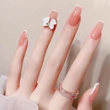 24pcs/box Fake Nails Press on False with Designs Set Full Cover Artificial Short Display Pink Clear Tipsy Stick Nail Tips Art
24pcs/box Fake Nails Press on False with Designs Set Full Cover Artificial Short Display Pink Clear Tipsy Stick Nail Tips Art