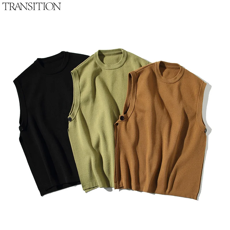 2021 autumn new style Japanese white background flat-tiling trend round neck sweater vest base sweater men
2021 autumn new style Japanese white background flat-tiling trend round neck sweater vest base sweater men