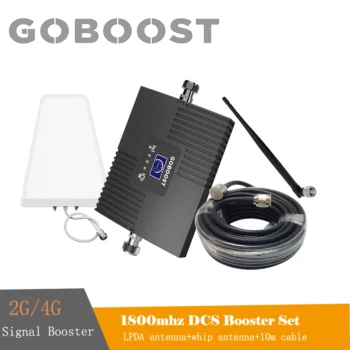GOBOOST DCS LTE 1800mhz Signal Booster 2G 4G Cellular Amplifier Band3 Repeater Mini LCD Display Booster Network Repeater 65dB
GOBOOST DCS LTE 1800mhz Signal Booster 2G 4G Cellular Amplifier Band3 Repeater Mini LCD Display Booster Network Repeater 65dB