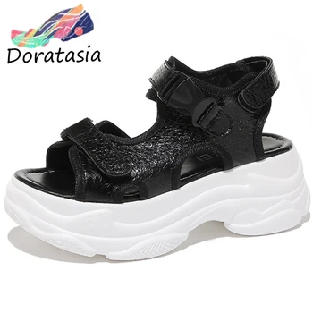 DORATASIA New Arrival Women Cool High Platform Shoes 2020 Comfort Wedges Sandals Women Summer Shining Metallic Sandals
DORATASIA New Arrival Women Cool High Platform Shoes 2020 Comfort Wedges Sandals Women Summer Shining Metallic Sandals