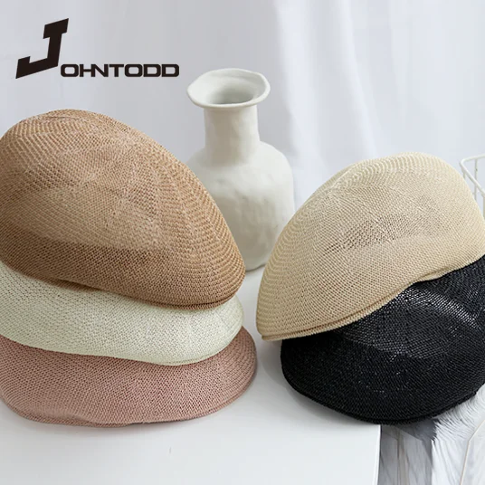 Unisex men's and women's spring and summer newsboy hats, octagonal hats, male detective hats retro flat top hats hollow cap
Unisex men's and women's spring and summer newsboy hats, octagonal hats, male detective hats retro flat top hats hollow cap