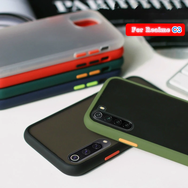 For Realme C3 Case Translucent Soft Edge Matte Hard Plastic Back Cover For OPPO Realme C11 C12 C15 6Pro 6i Shockproof Cover Capa
For Realme C3 Case Translucent Soft Edge Matte Hard Plastic Back Cover For OPPO Realme C11 C12 C15 6Pro 6i Shockproof Cover Capa