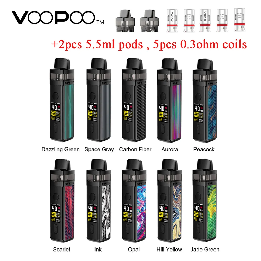 Original VOOPOO VINCI Pod Kit 1500mah Battery & VOOPOO VINCI Replacement Pod Cartridge 5.5ml Capacity Vapor Voopoo Mod Pod Kit
Original VOOPOO VINCI Pod Kit 1500mah Battery & VOOPOO VINCI Replacement Pod Cartridge 5.5ml Capacity Vapor Voopoo Mod Pod Kit