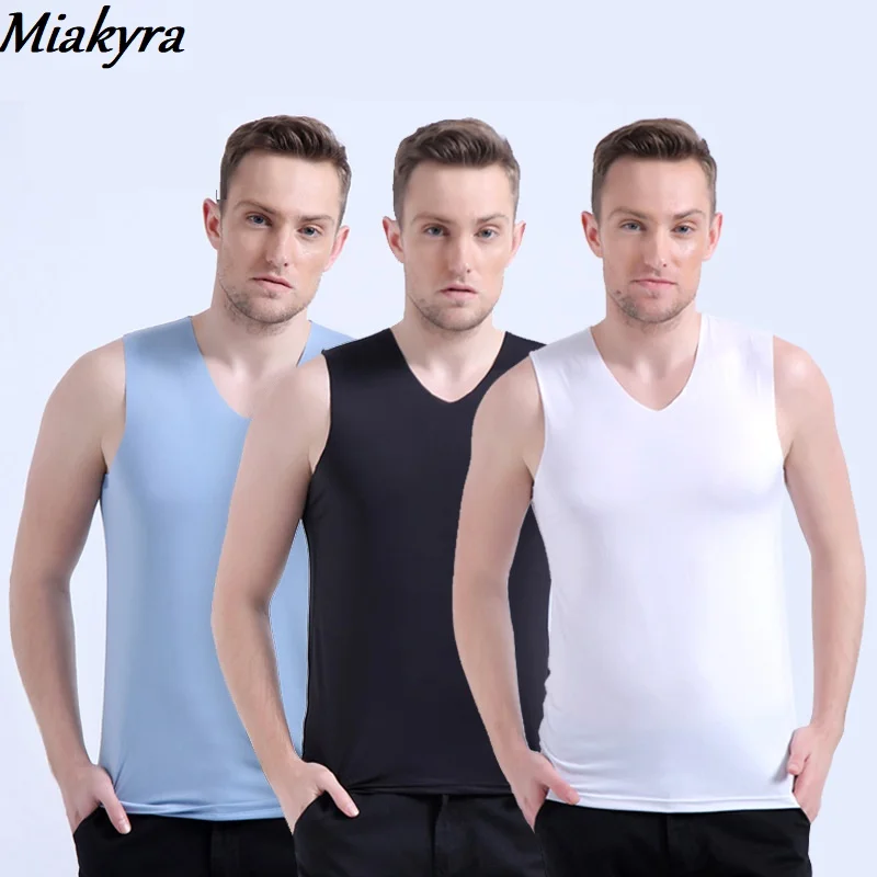 Фото Miakyra Men Slimming Body Shaper Tummy Vest Underwear Corset Waist Cincher Bodysuit Posture | Мужская одежда