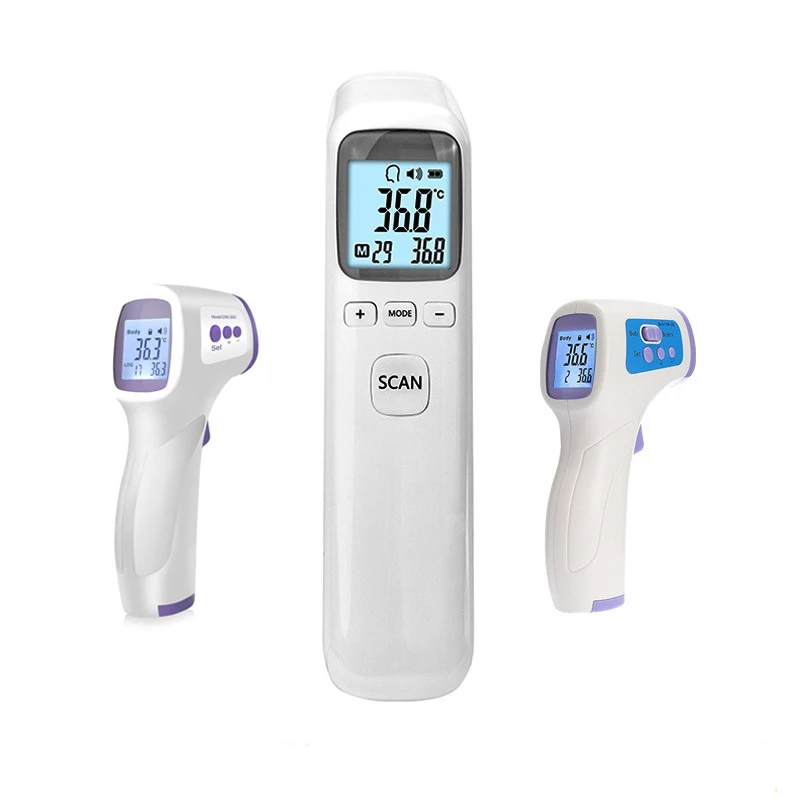 CE Export Non Contact Thermometer Digital Infrared Forehead Gun Thermometer Portable Infant Adult Thermometer