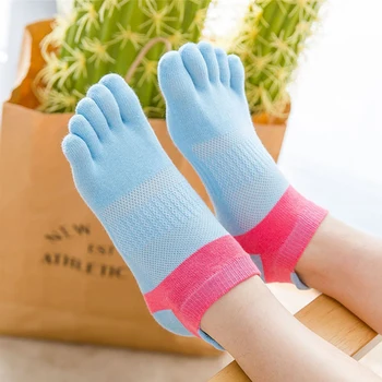 Fashion Women Cotton Mesh Breathable Sports Five Fingers Socks Low Ankle Toe Socks Anti-slip Socks
Fashion Women Cotton Mesh Breathable Sports Five Fingers Socks Low Ankle Toe Socks Anti-slip Socks
