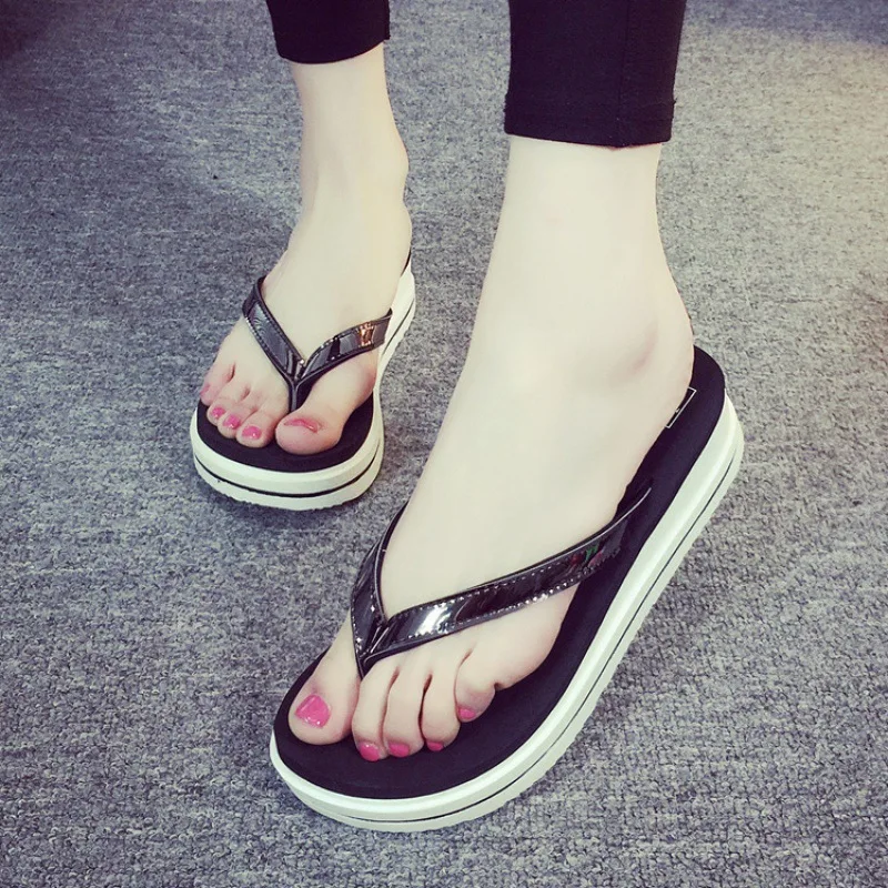 Korean-style Summer Fashion New Style Outer Wear Flip-flops Platform Women's Thick Bottomed Anti-slip Casual Wear-Resistant Beac
Korean-style Summer Fashion New Style Outer Wear Flip-flops Platform Women's Thick Bottomed Anti-slip Casual Wear-Resistant Beac
