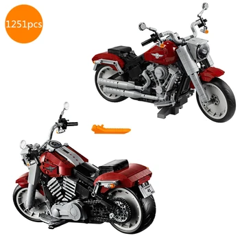 NEW Creator Expert Harleyed Davidson Fat Boy Motorcycle Building Blocks kit Bricks Classic Model Toys for Children Birthday gift
NEW Creator Expert Harleyed Davidson Fat Boy Motorcycle Building Blocks kit Bricks Classic Model Toys for Children Birthday gift
