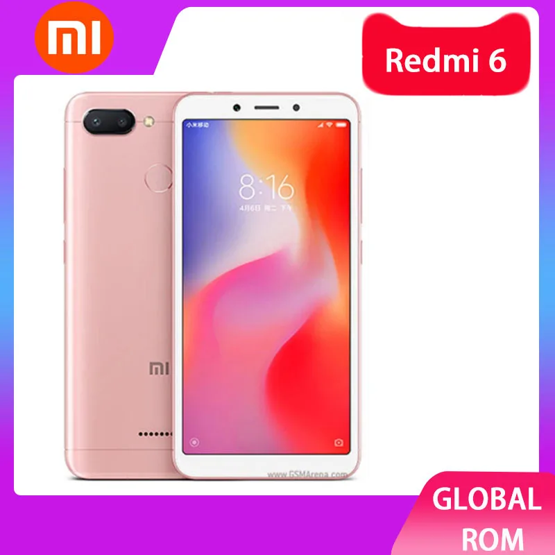 Xiaomi-smartphone Redmi 6 Google Play android 4GB 64GB desbloqueo facial MT6762 Helio P22 | Мобильные телефоны и