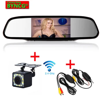 BYNCG Car Monitor Wireless Parking Assistance Digital TFT LCD Mirror Wireless Rear view Camera Auto Monitor 5 inch
BYNCG Car Monitor Wireless Parking Assistance Digital TFT LCD Mirror Wireless Rear view Camera Auto Monitor 5 inch