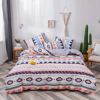 Modern Style Bed Linen Set Soft Polyester Gust Room Bedclothes Quilt Duvet Cover Set Pillowcase Sheet Adults Floral Bedding Set
Modern Style Bed Linen Set Soft Polyester Gust Room Bedclothes Quilt Duvet Cover Set Pillowcase Sheet Adults Floral Bedding Set