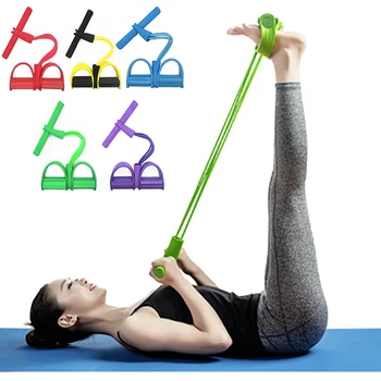 Multifunctional four pipe pullers pedals pedals elastic cords legs pull Sit-Up Fitness abdominal rope
Multifunctional four pipe pullers pedals pedals elastic cords legs pull Sit-Up Fitness abdominal rope